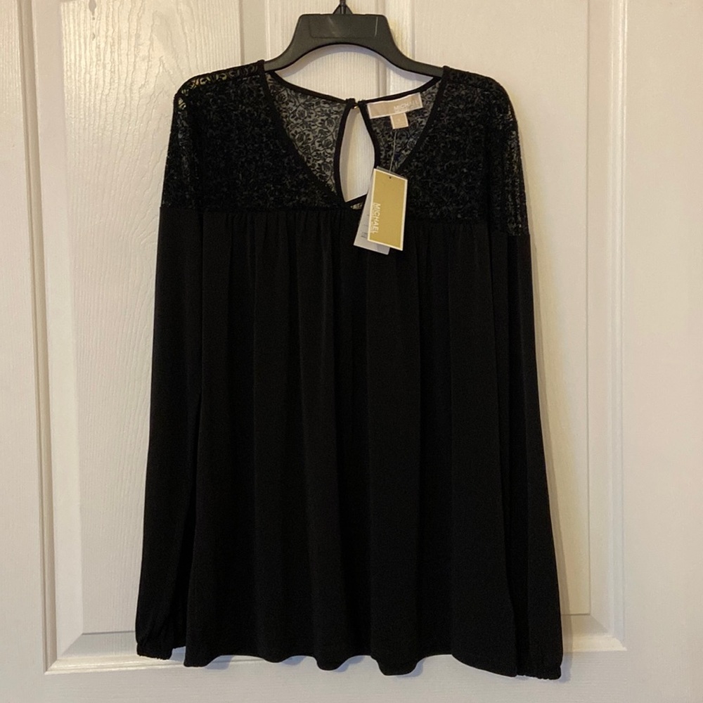 Michael Kors - black lace top